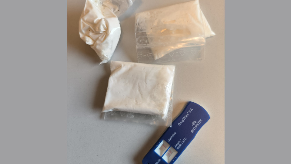 Drei Tüten mit insgesamt 130 Gramm Amphetamin