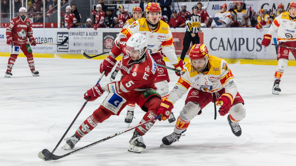 Eishockey Spieler auf dem Eis