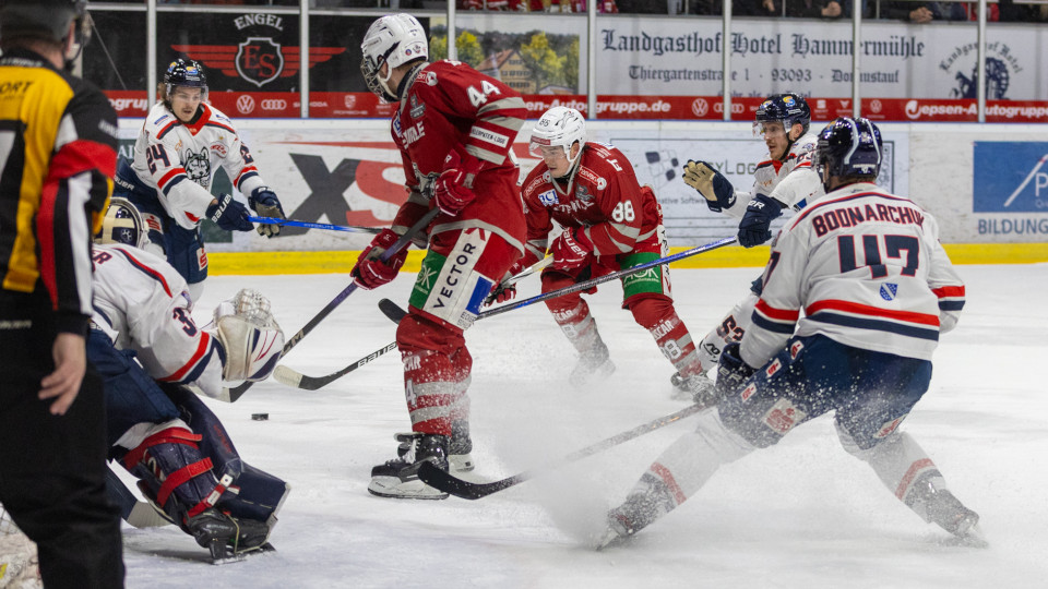 Eishockey Spieler auf dem Eis