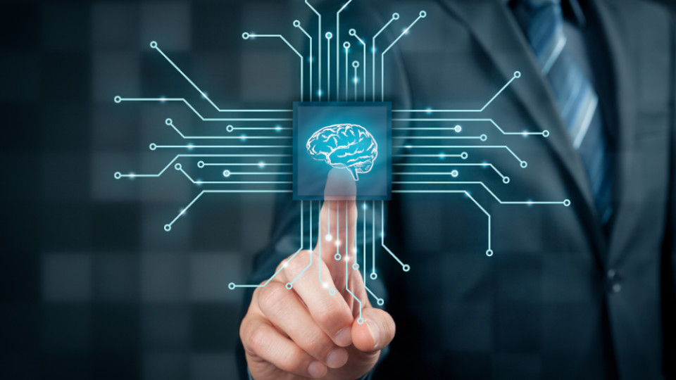 Darstellung eines Gehirns, das KI darstellen soll