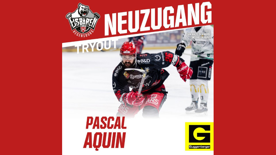 Pascal Aquin auf dem Eis