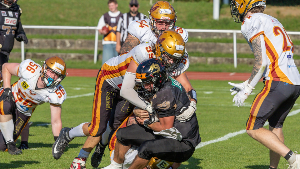Football Spieler auf dem Feld