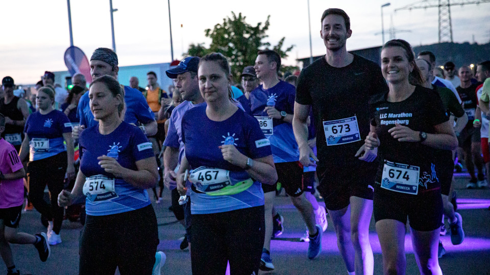 Läuferinnen und Läufer beim 3. Johanniter Blaulichtlauf