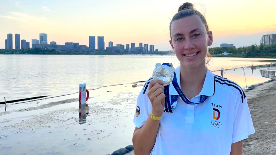 Julia Drachsler holte mit der Silbermedaille bei den World Games binnen weniger Wochen das zweite Mal Edelmetall mit der deutschen Beachhandball-Nationalmannschaft.