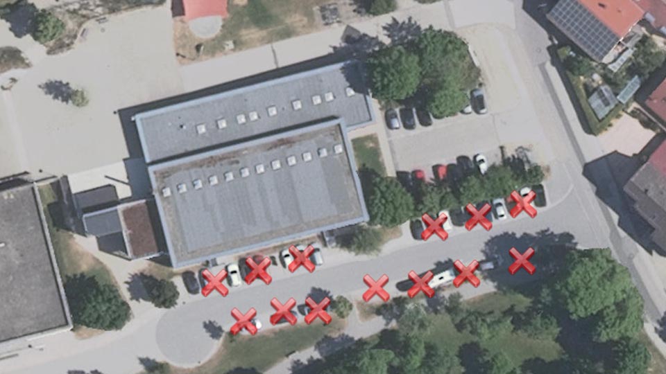 schulbaustelle geaenderter schulweg und gesperrte parkplaetze in hemau 960x540 2