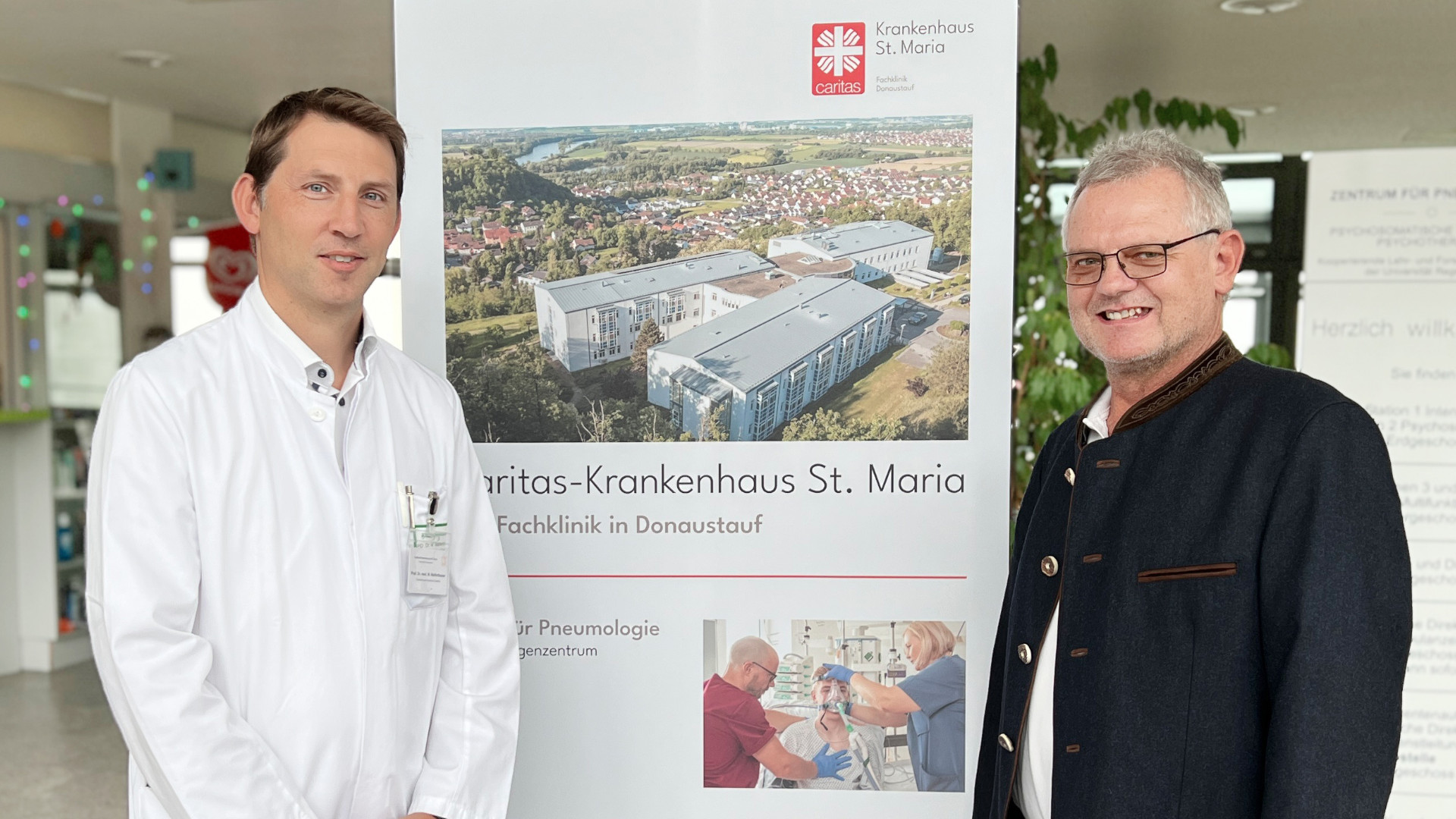 Anton Ecker lebt seit einem Jahr mit einer neuen Lunge. Prof. Malfertheiner und das Team der Lungenfachklinik begleiten ihn bereits seit mehreren Jahren.