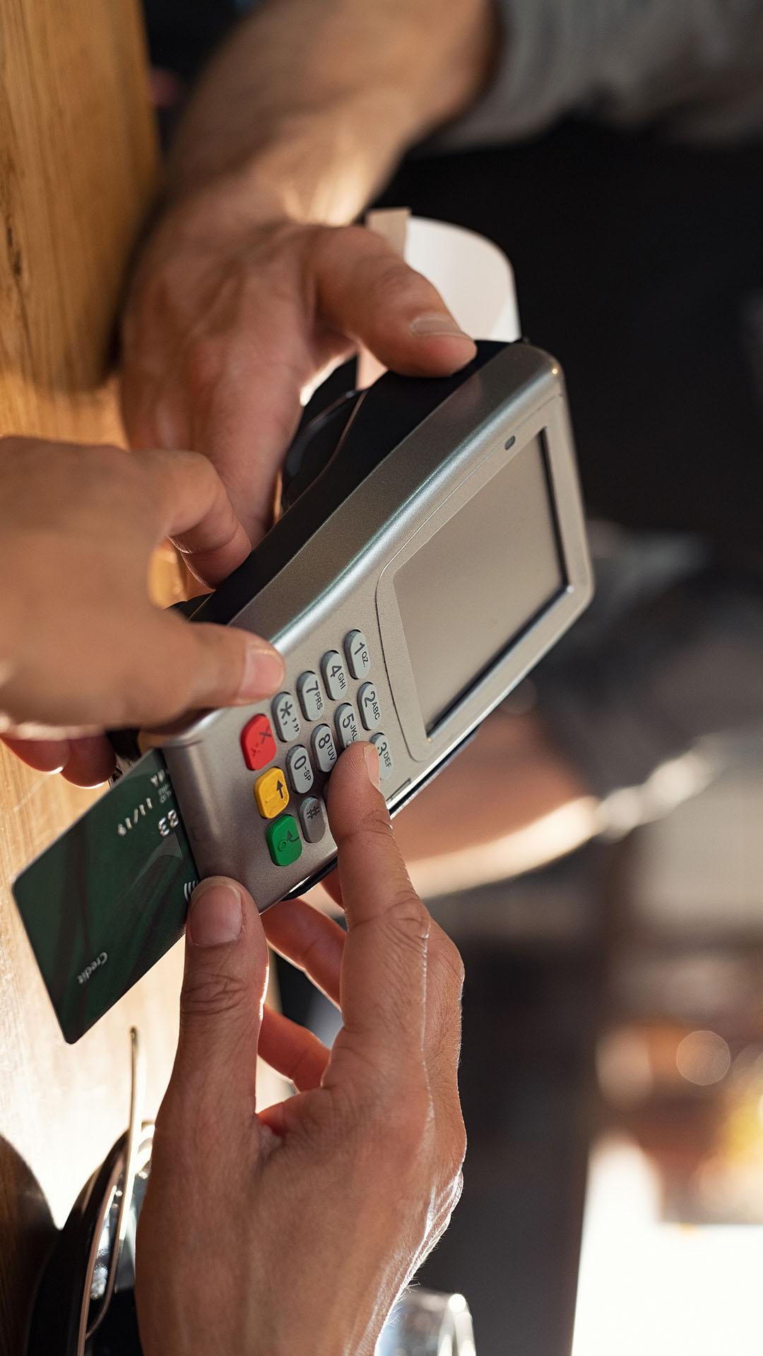 Kreditkarten Zahlung