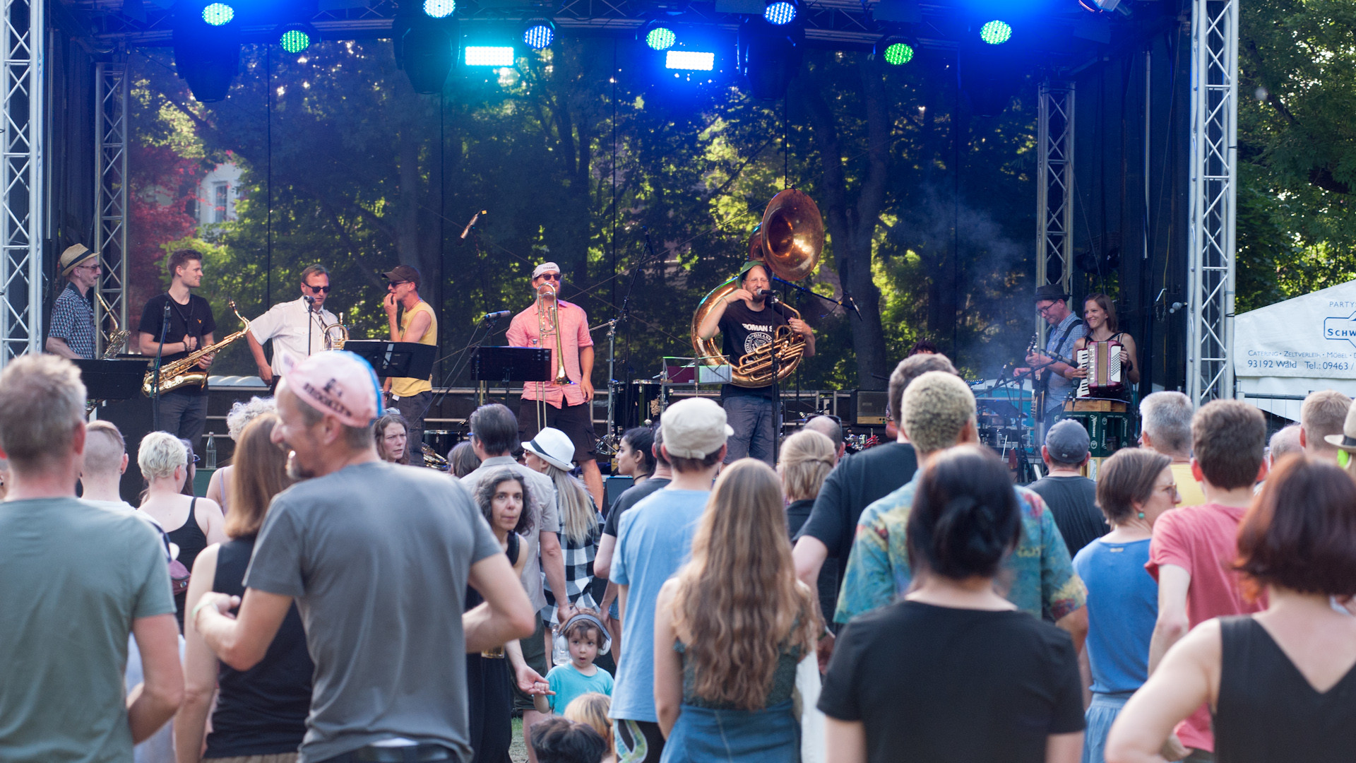 ANARCHIST BRASS COLLECTIVE auf der Bühne