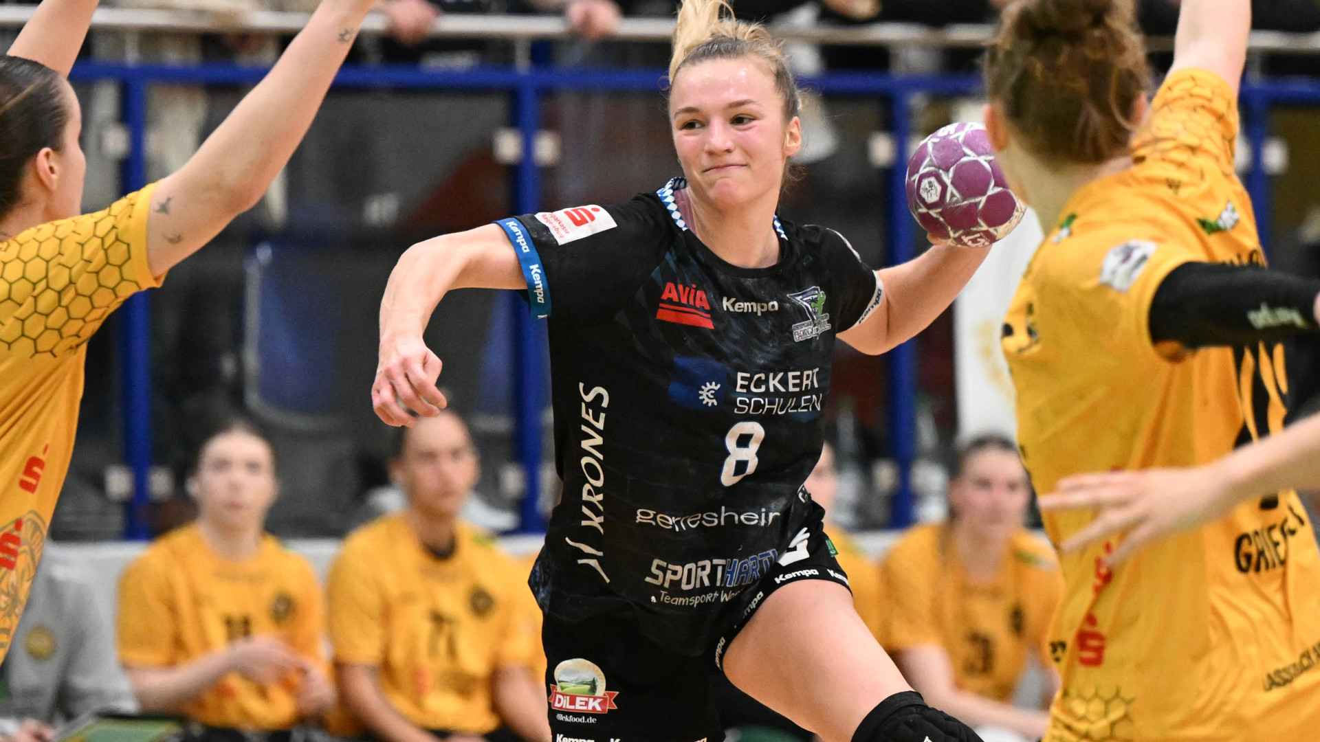 #8 Kapitänin Franzi Peter will gegen Rödertal an ihre Top-Leistung im letzten Spiel anknüpfen