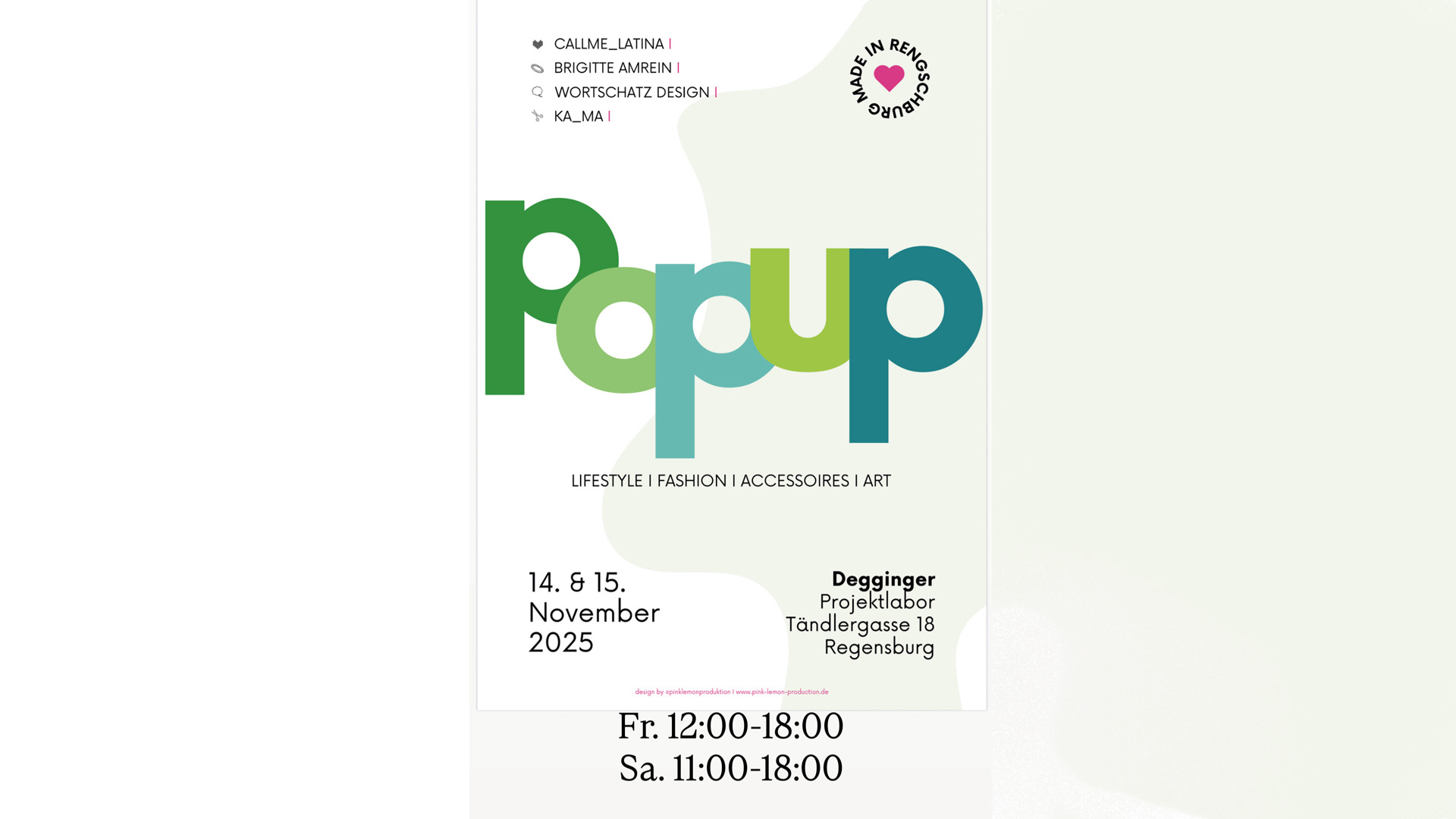 kreativmarkt made in rengschburg im degginger