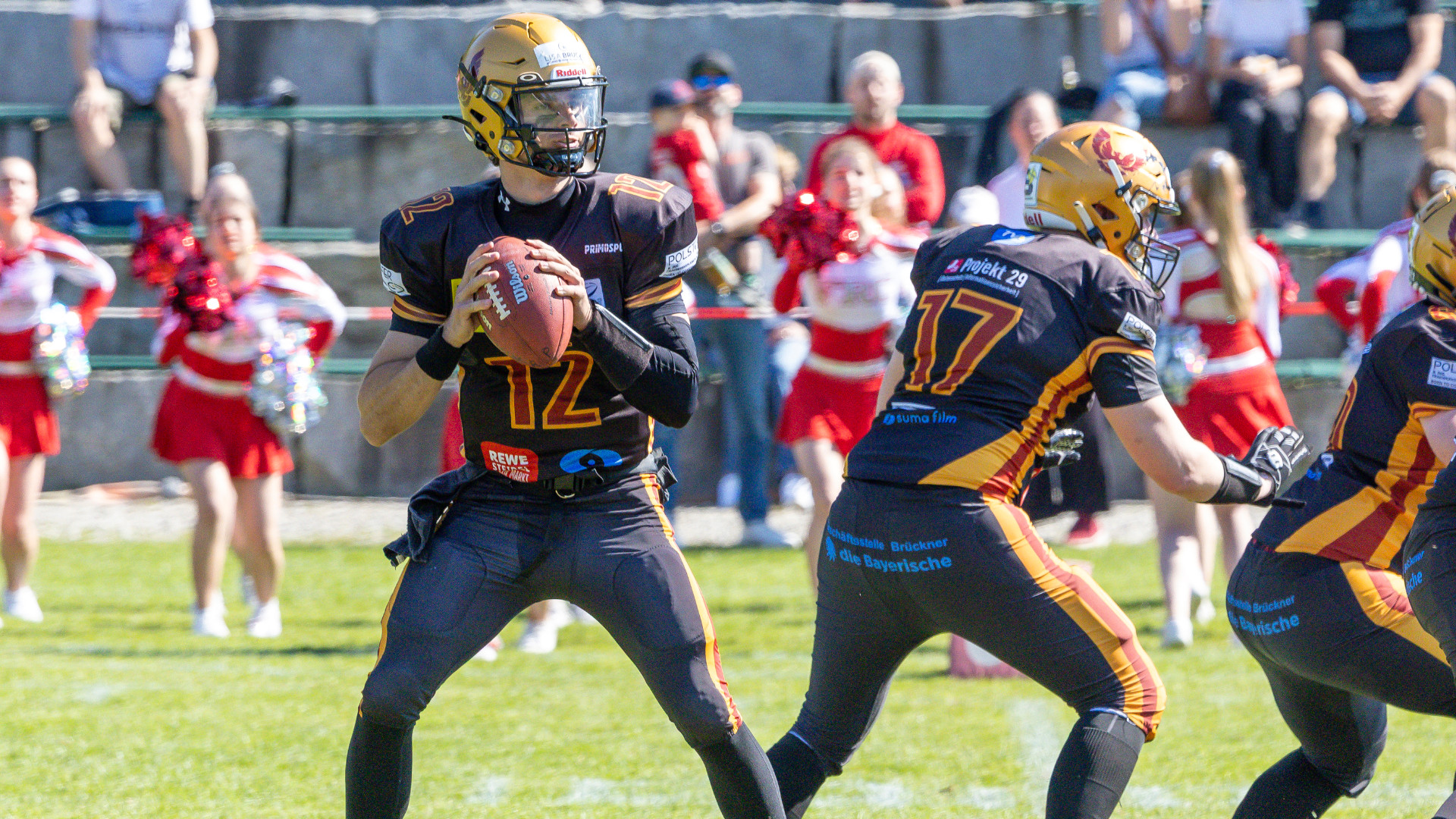 Football Spieler auf dem Feld