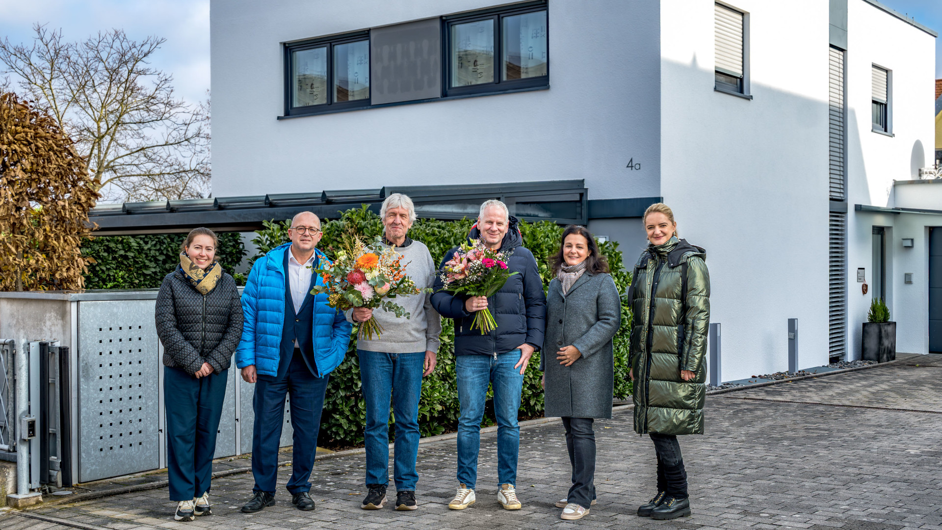 v. l. n. r.: Corinna Allkofer (R-KOM), Wilhelm Schwürzer (R-KOM), Siegmar Kugler, Markus Theuer, Célia Martins Barosa (Telekom), Andra Gorea (Telekom)