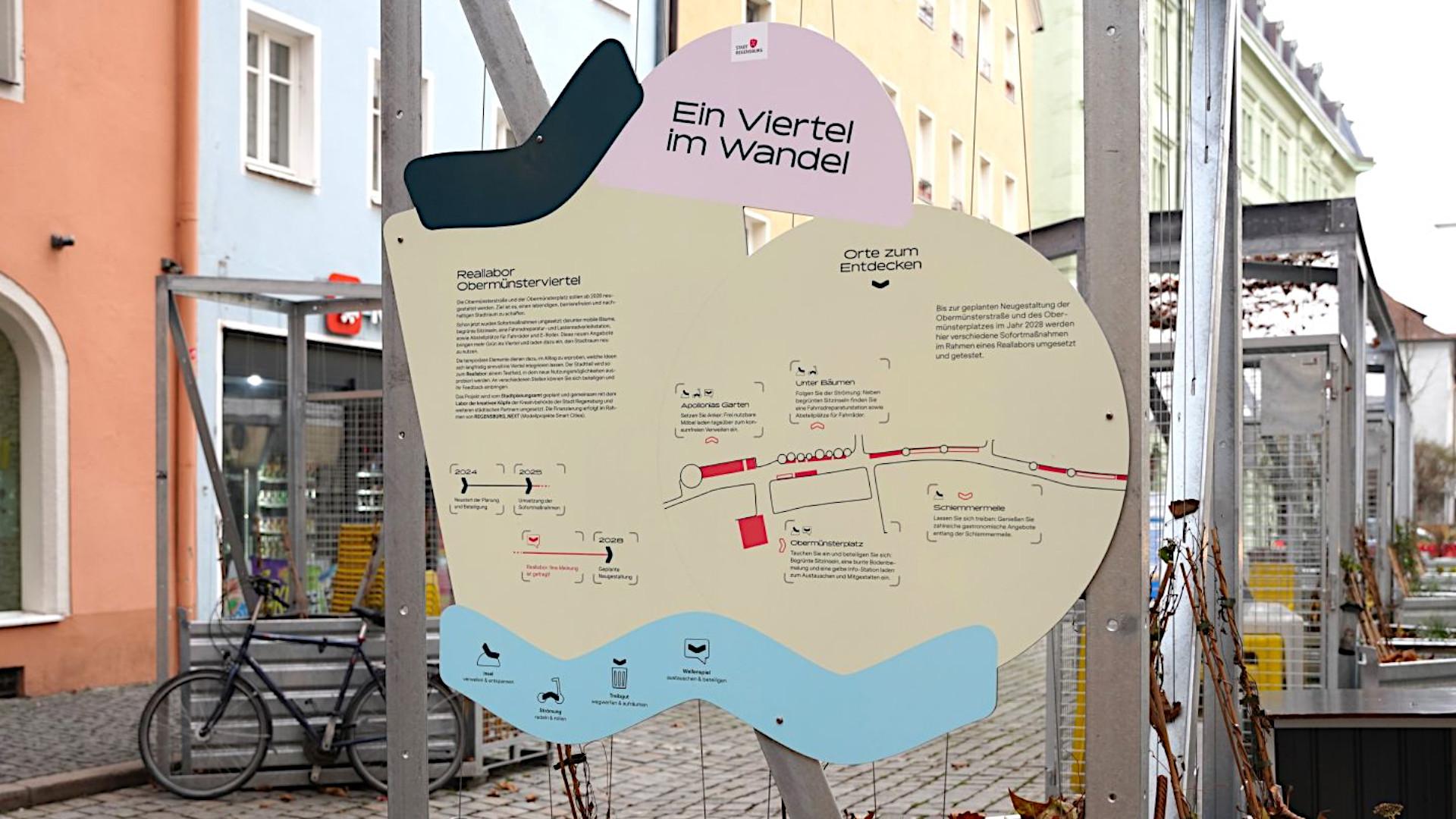 Neue Informationstafel