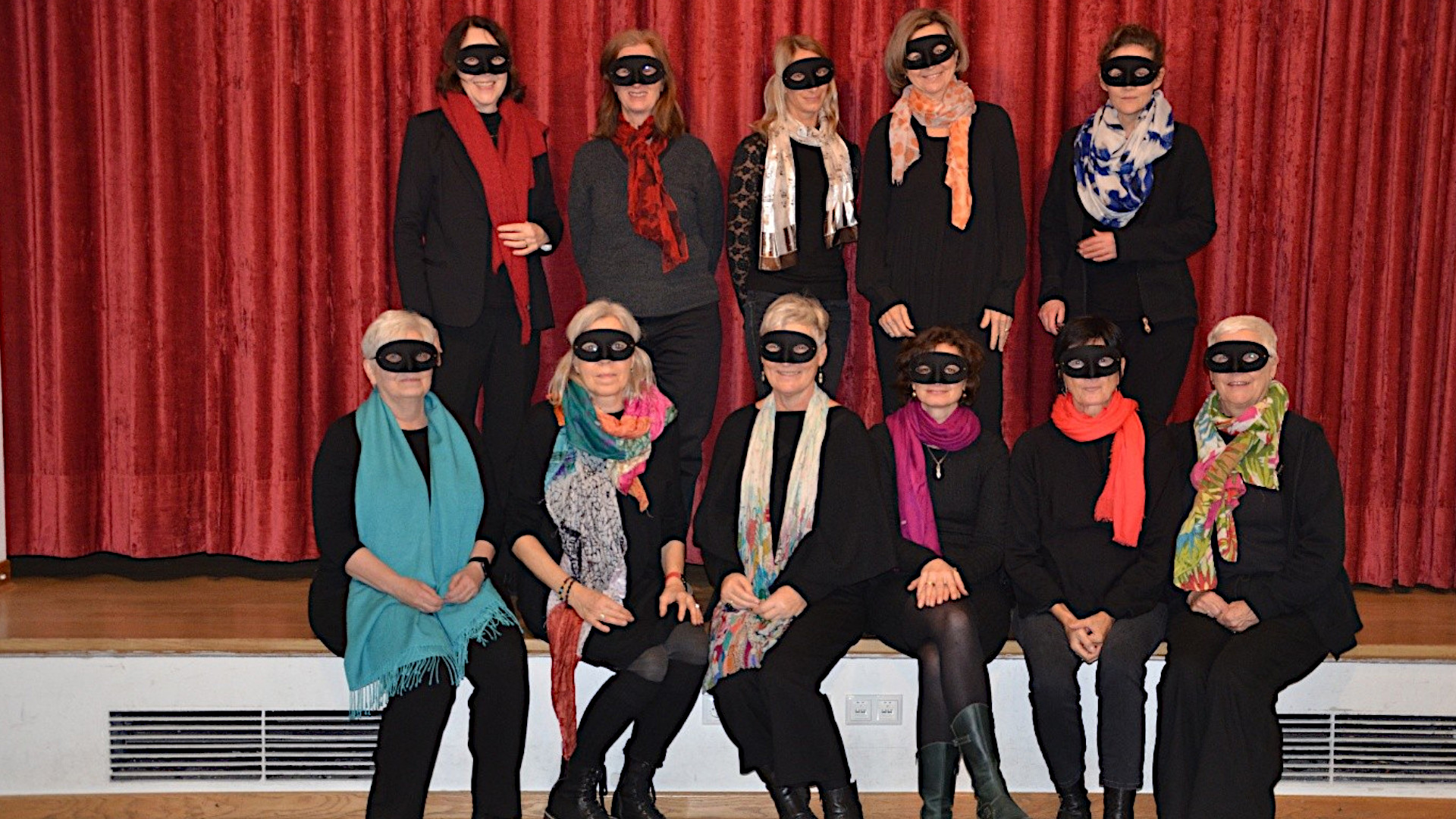 Die Teilnehmerinnen am theaterpädagogischen Workshop