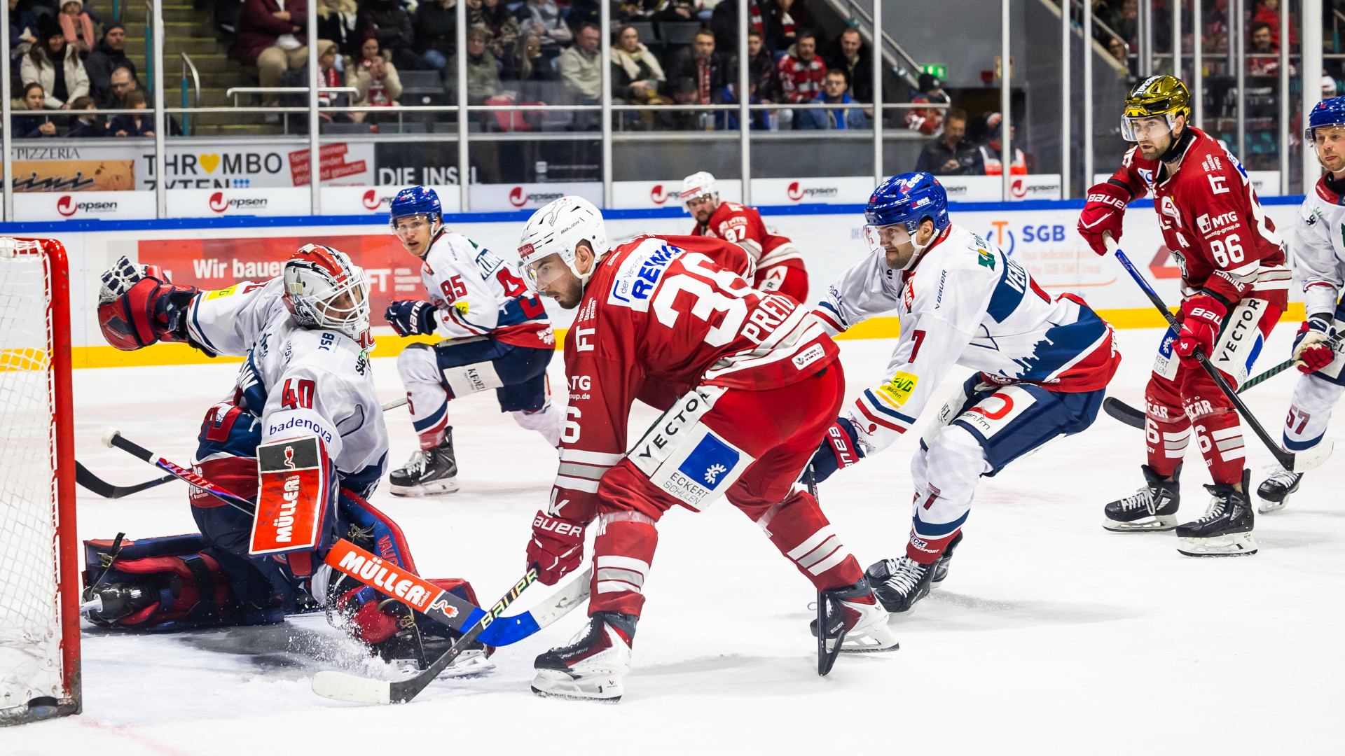 Eishockey Spieler auf dem Eis