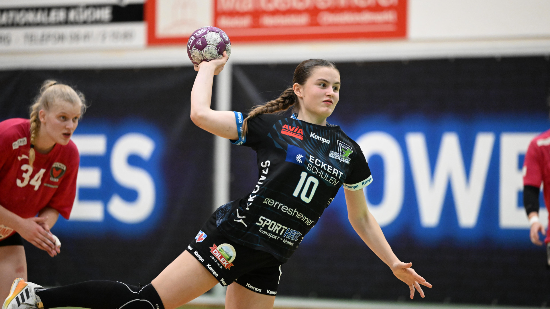 #10 Leni Goldbach durfte gegen Berlin zum Siebenmeter antreten