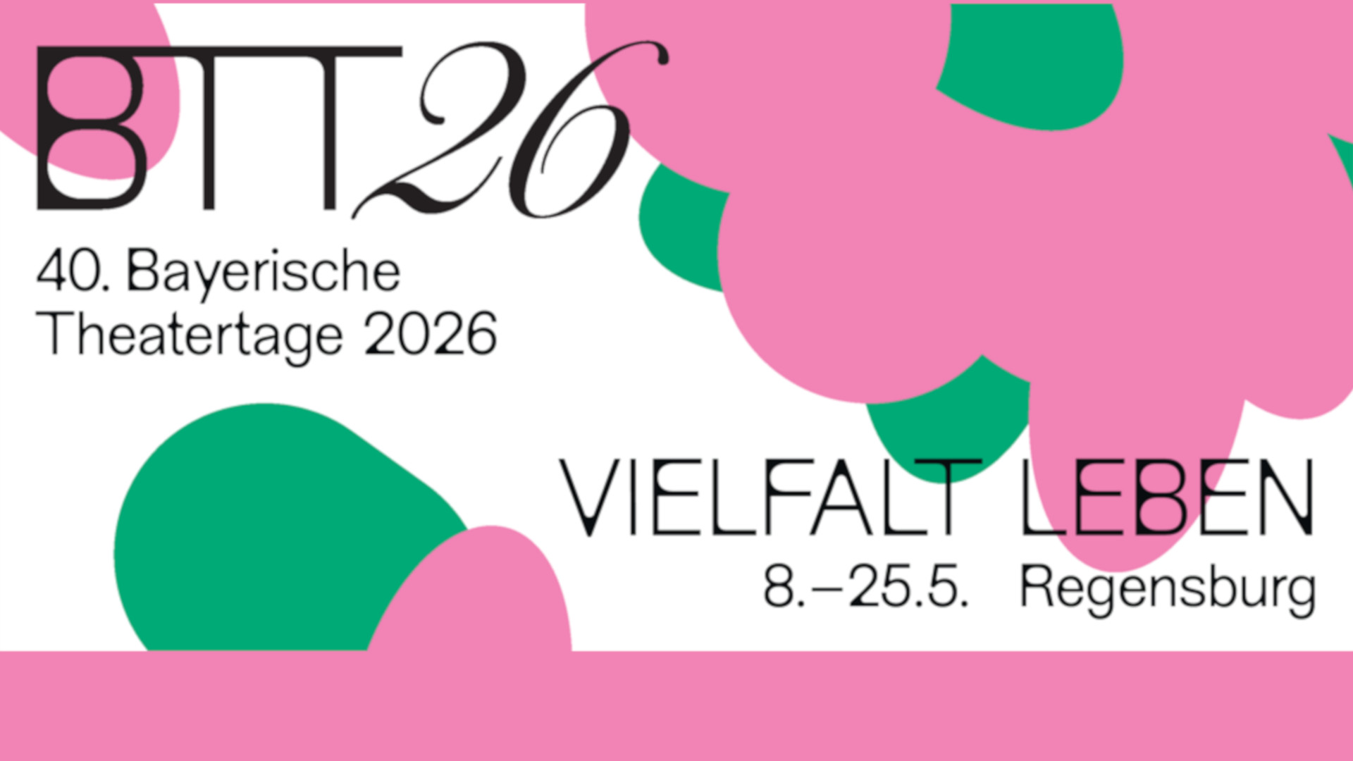 Flyer bayerische Theatertage