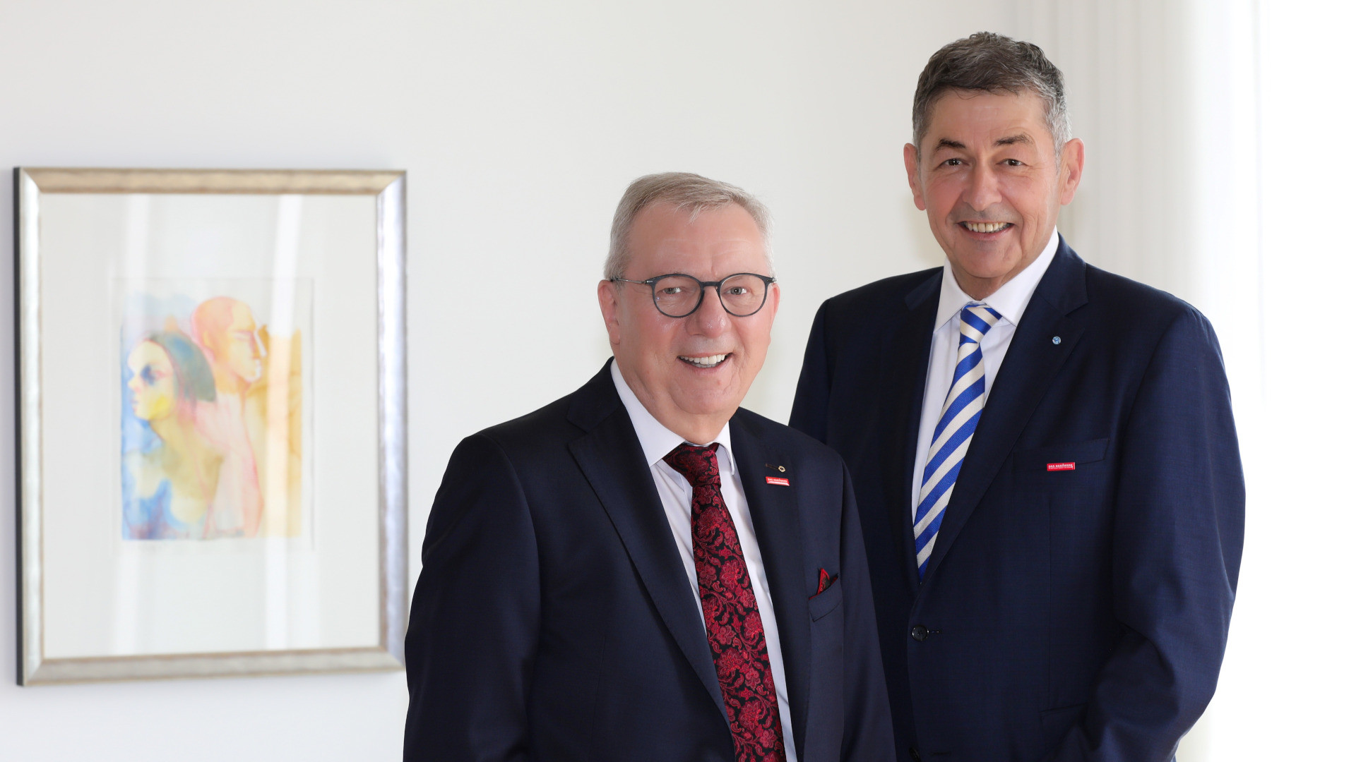 Stellten das Positionspapier der Handwerkskammer zur Kommunalwahl vor: HWK-Präsident Dr. Georg Haber (re.) und HWK-Hauptgeschäftsführer Jürgen Kilger.