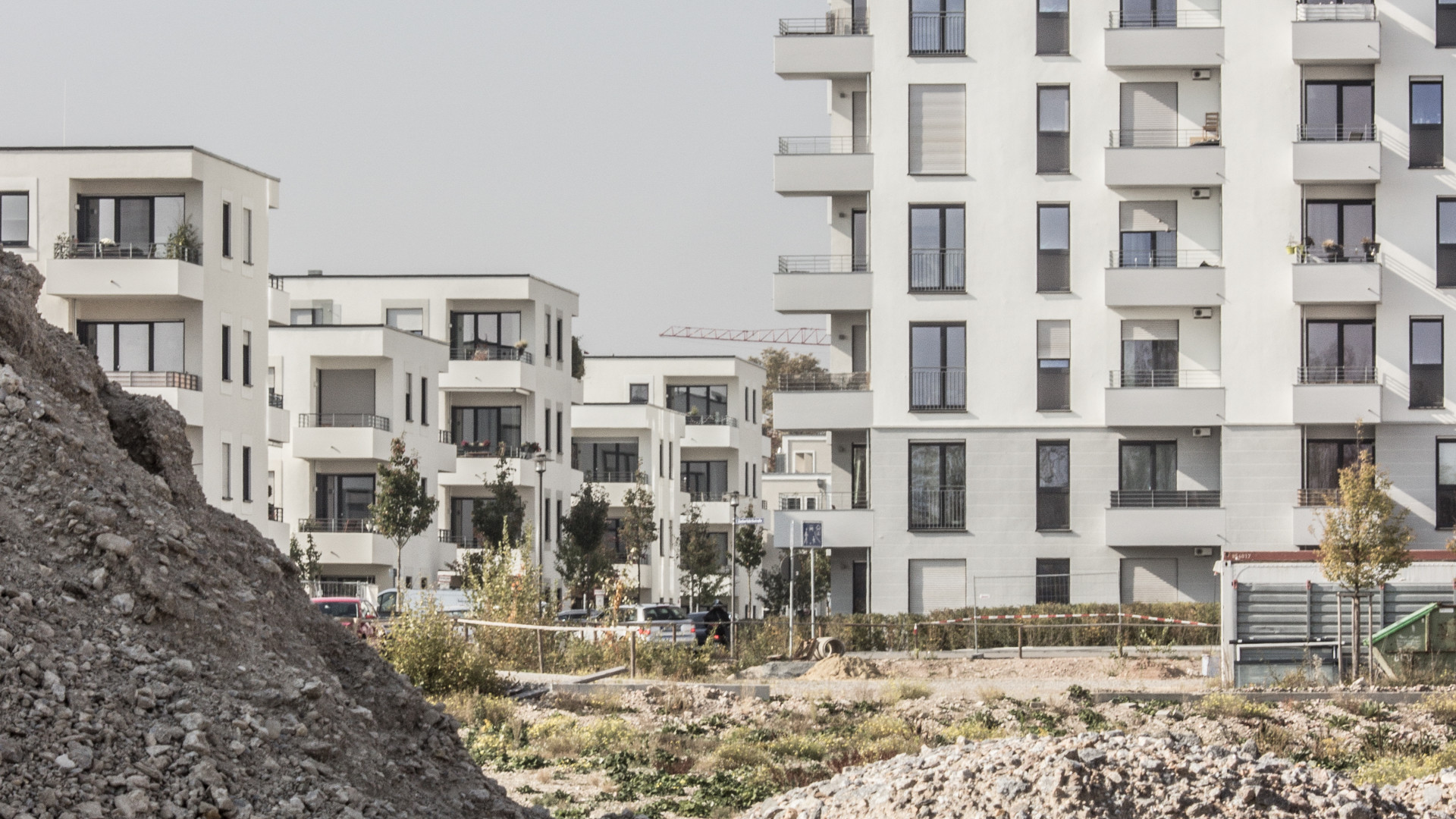 Neubauwohnungen in der Stadt