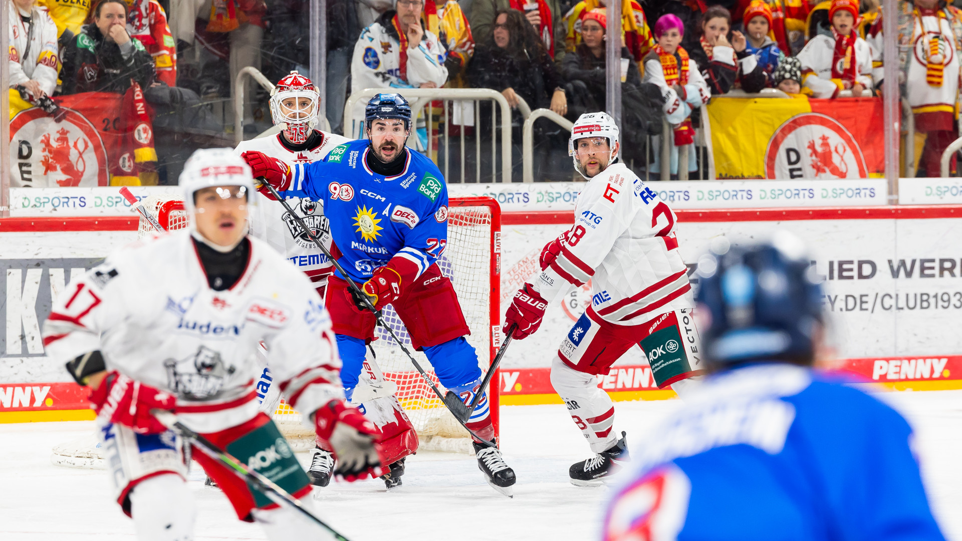Eishockey Spieler auf dem Eis