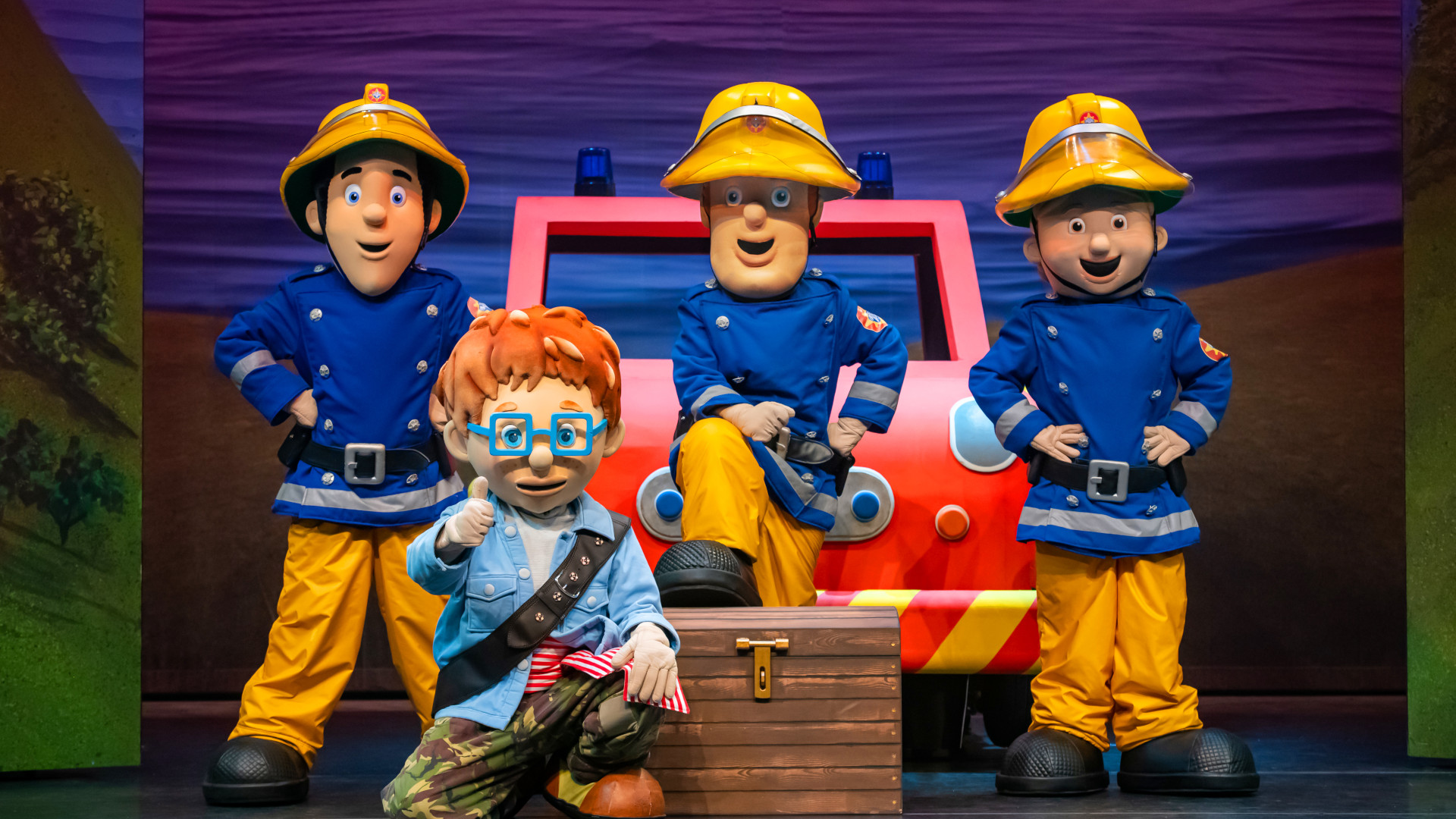 Feuerwehrmann Sam auf der Bühne