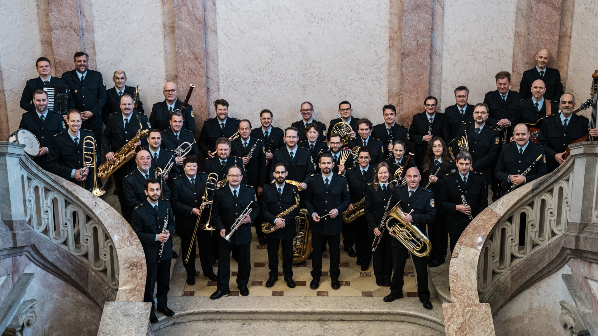 Gruppenfoto Bundespolizeiorchester
