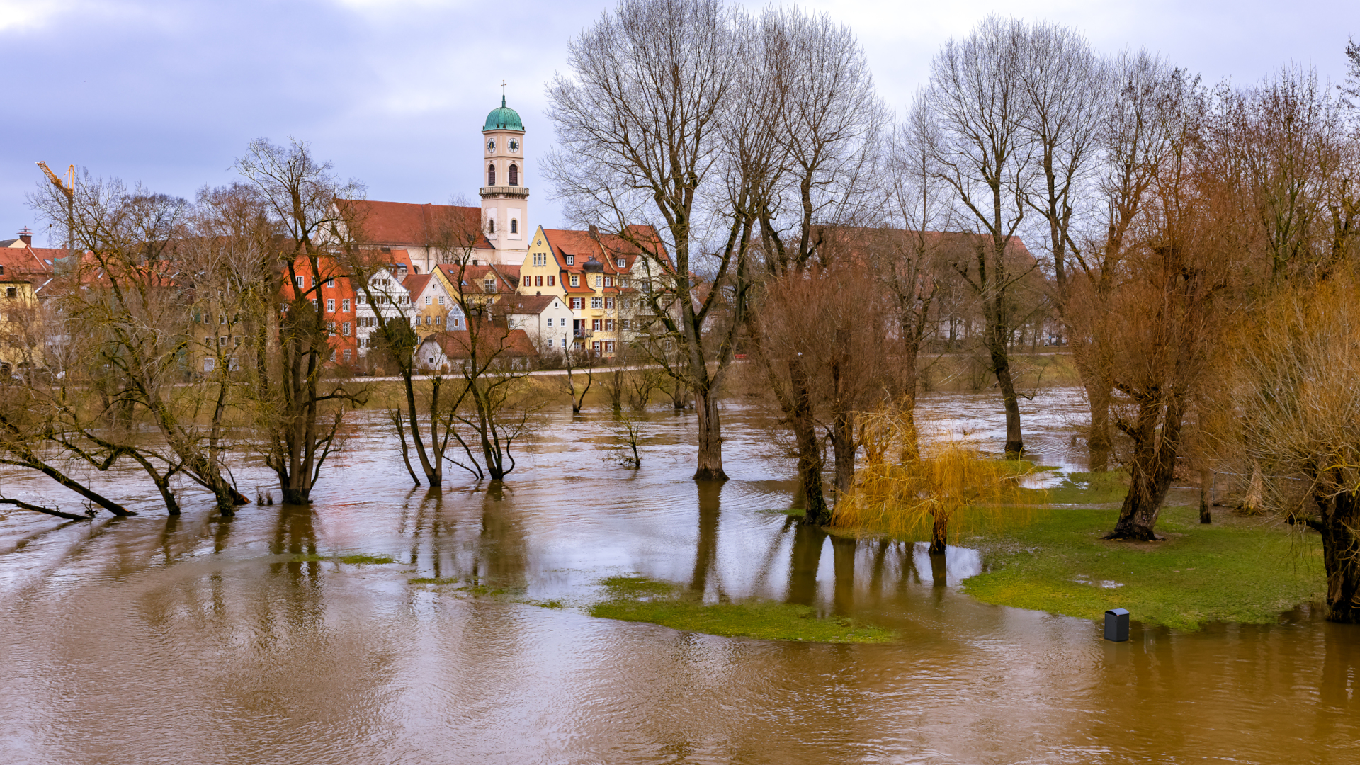 Regensburg Donau Hochwasser