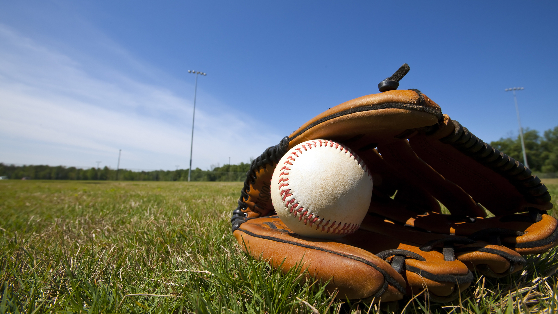 Baseball und Baseball Handschuh