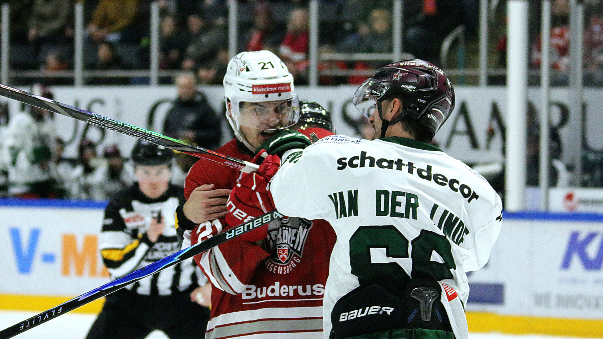 Eishockey Spieler auf dem Eis