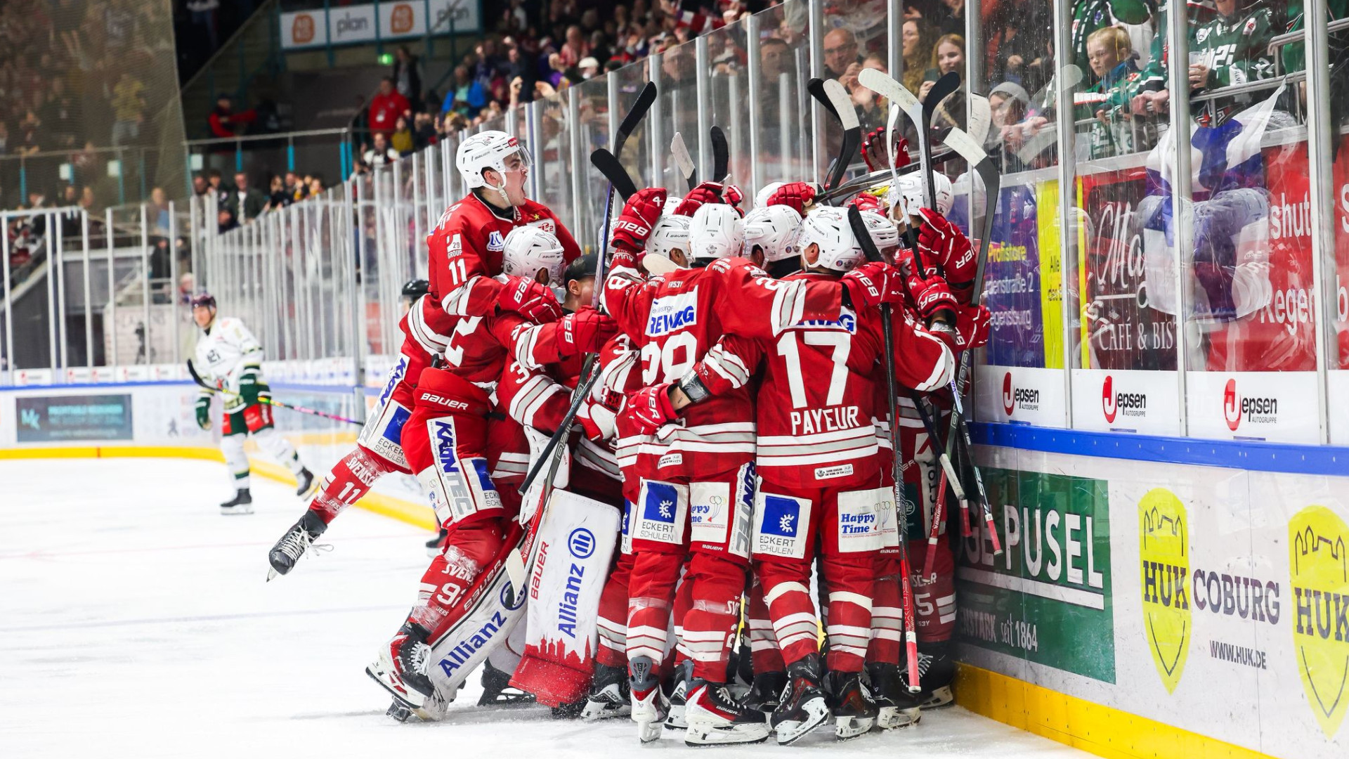 Eishockey Spieler auf dem Eis