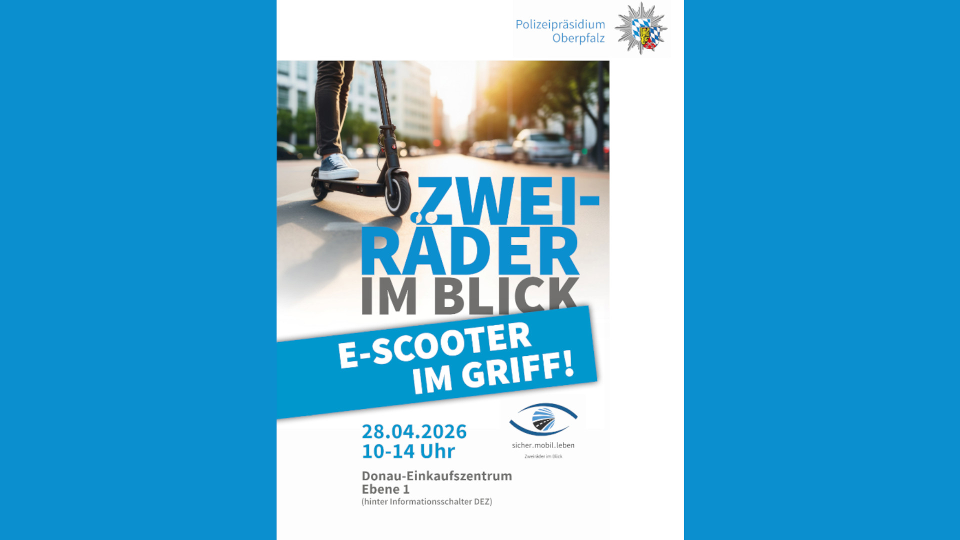 Plakat Zweiräder im Blick