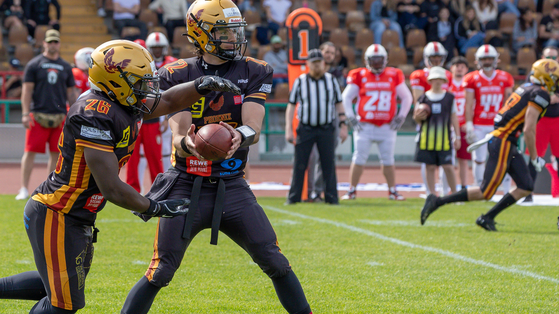 Spielszene Regensburg Phoenix vs. Augsburg Centurions