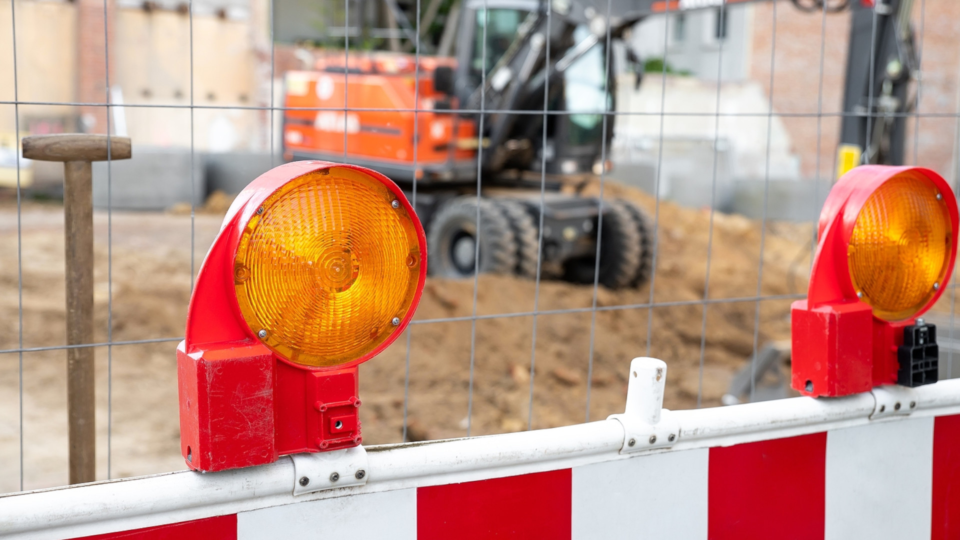 Symbolbild: Absperrung der Baustelle
