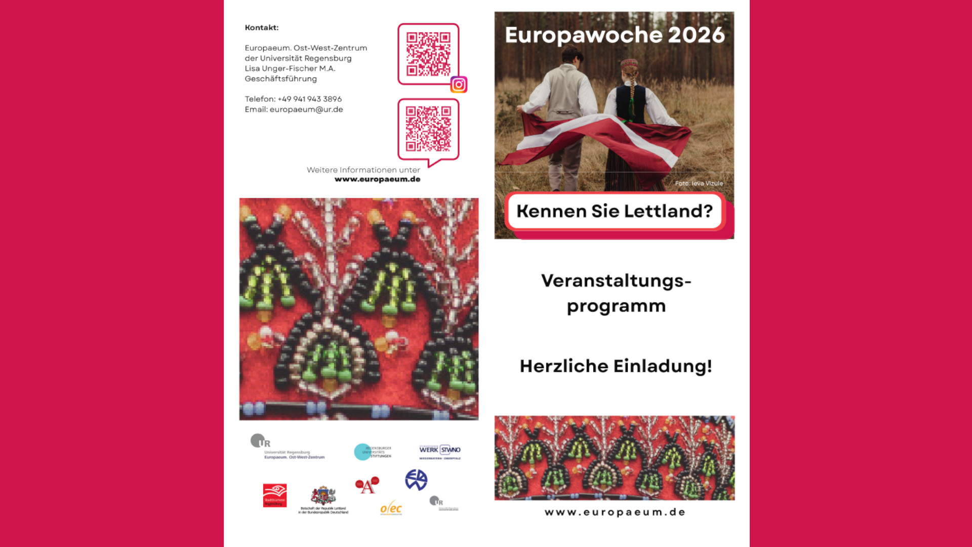 Flyer der Veranstaltung