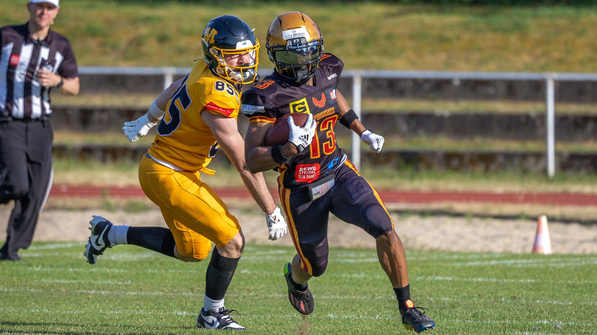 Football Spieler auf dem Feld