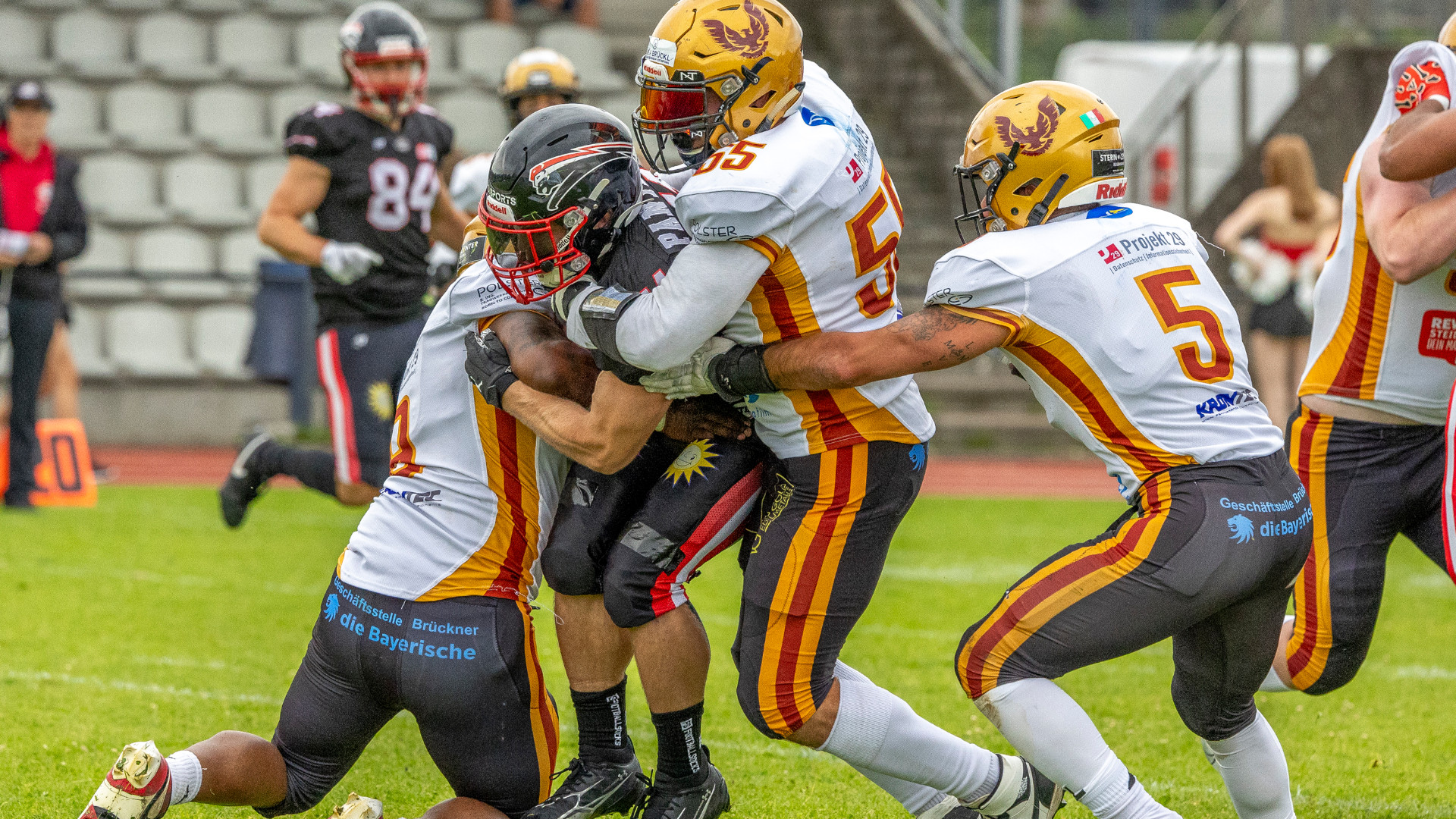 Football Spieler auf dem Feld