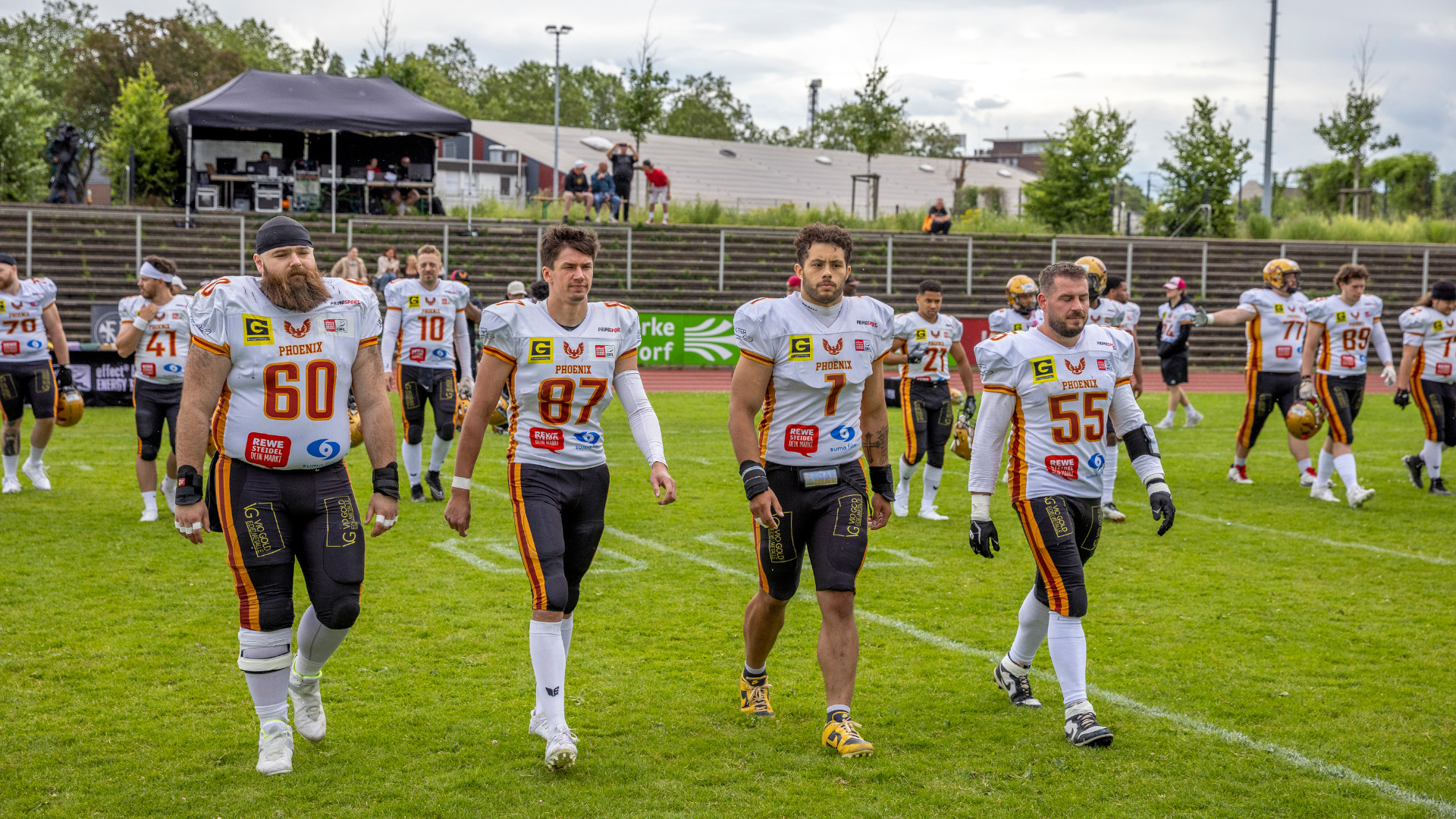 Football Spieler auf dem Feld