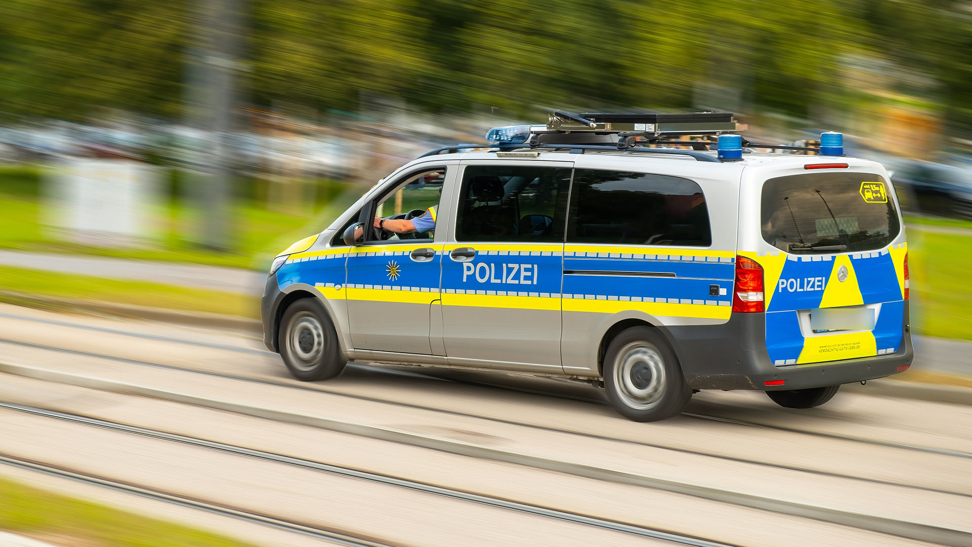 Streifenwagen der Polizei