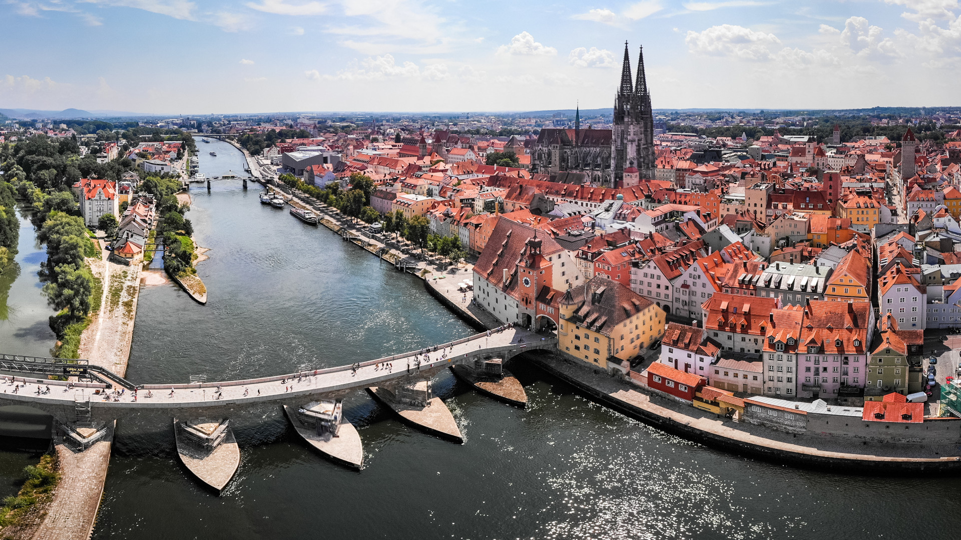 Symbolbild: Regensburg von oben