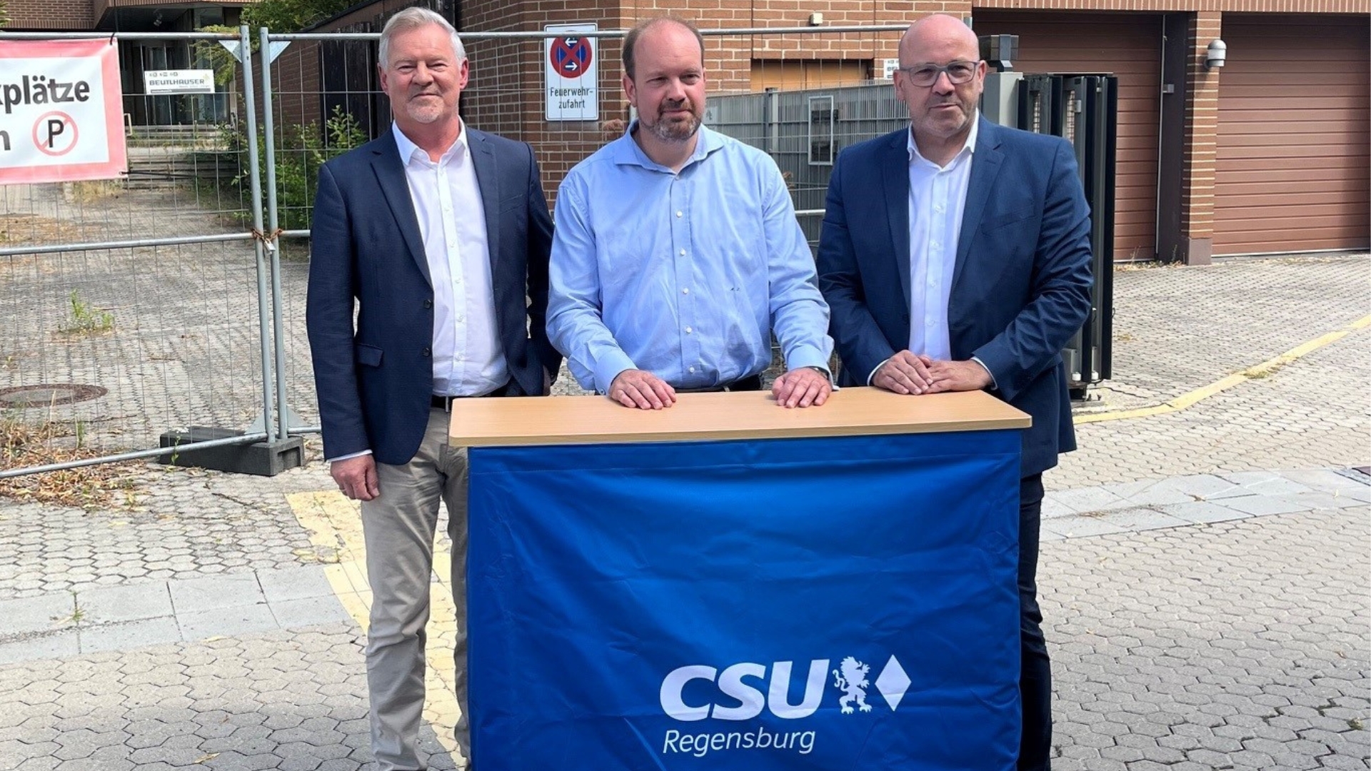 v.l.n.r.: Stadtrat Jürgen Eberwein, Fraktionsvorsitzender Michael Lehner, Stadtrat Thomas Zeilhofer 