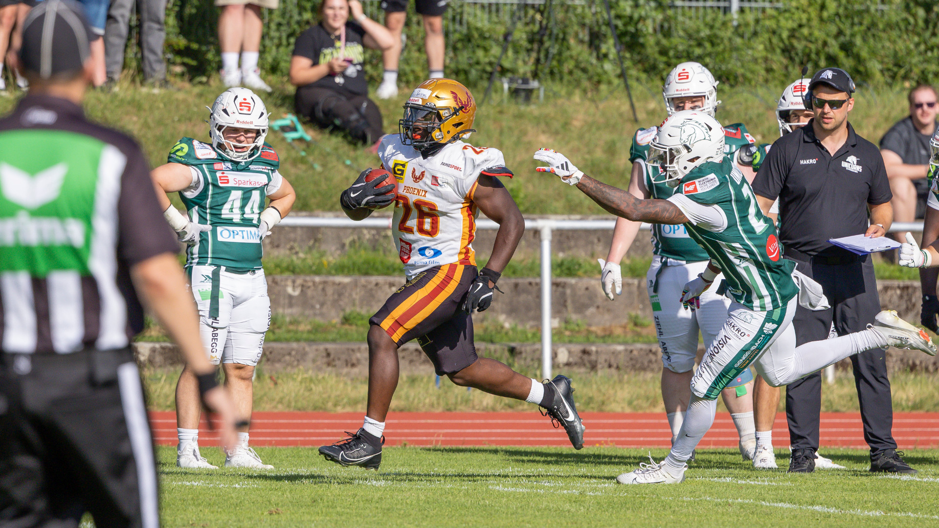 Football Spieler auf dem Feld
