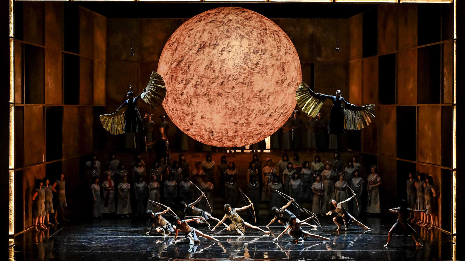 Aufführung der Oper "AIDA": Nationaltheater Brünn