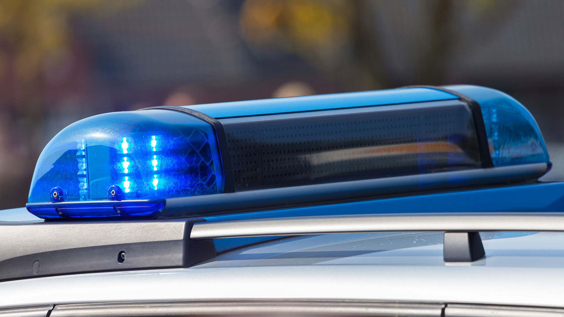 Blaulicht: Streifenwagen der Polizei