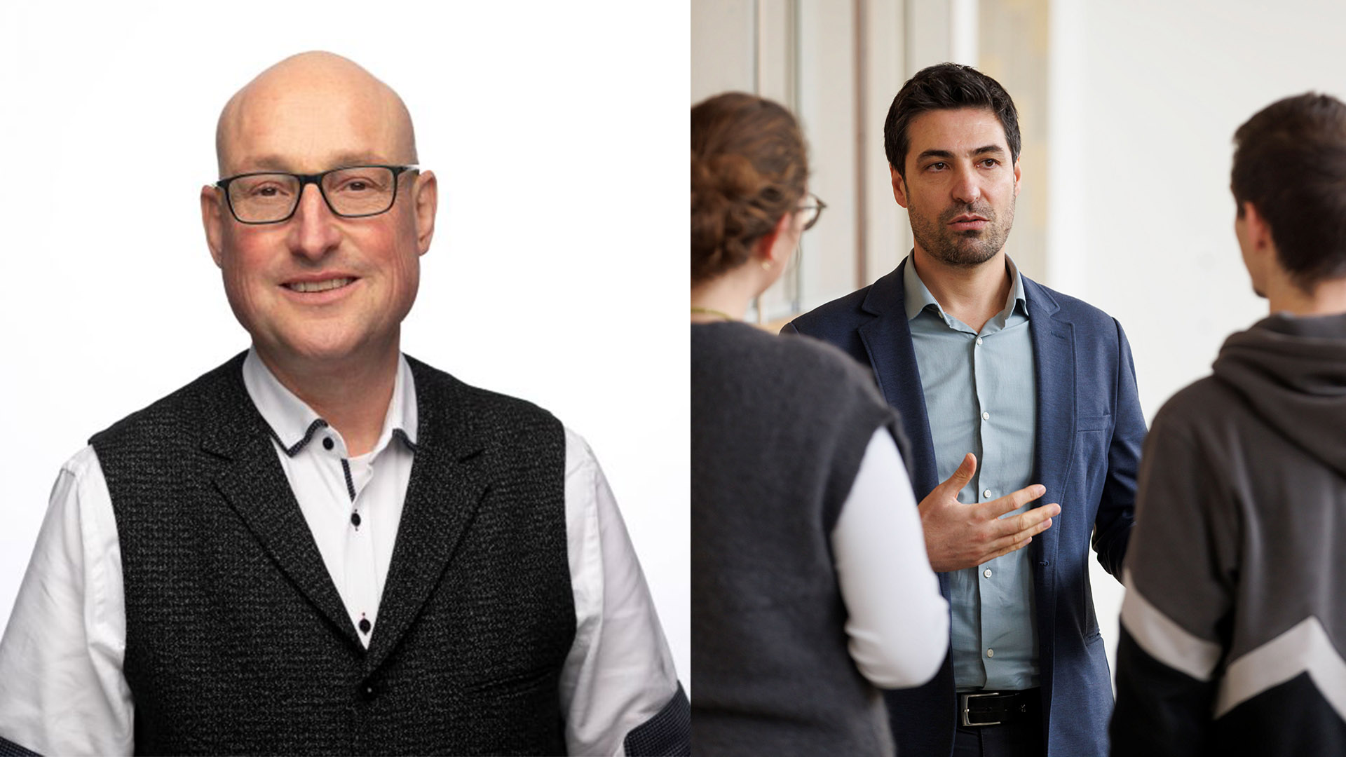 Prof. Dr. Markus Enser (li) und Prof. Dr. Mehmet Kart (re)