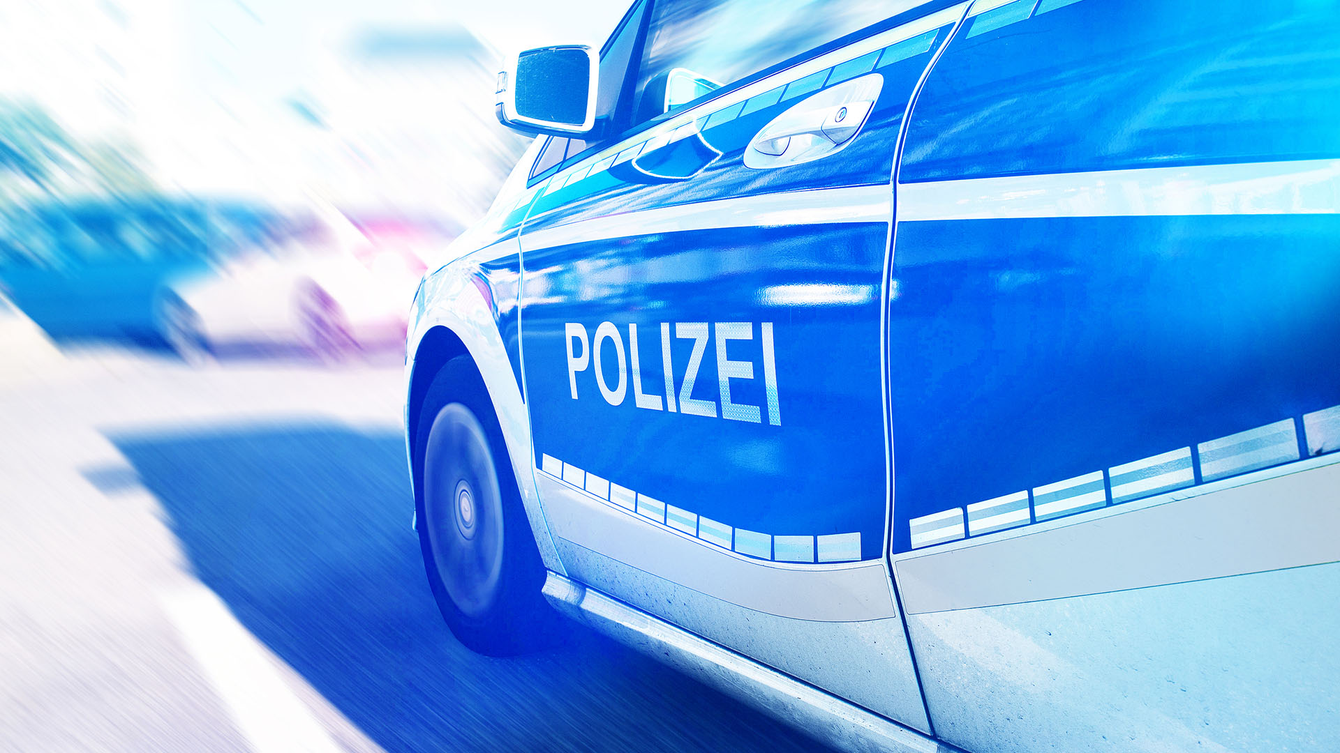 Streifenwagen der Polizei