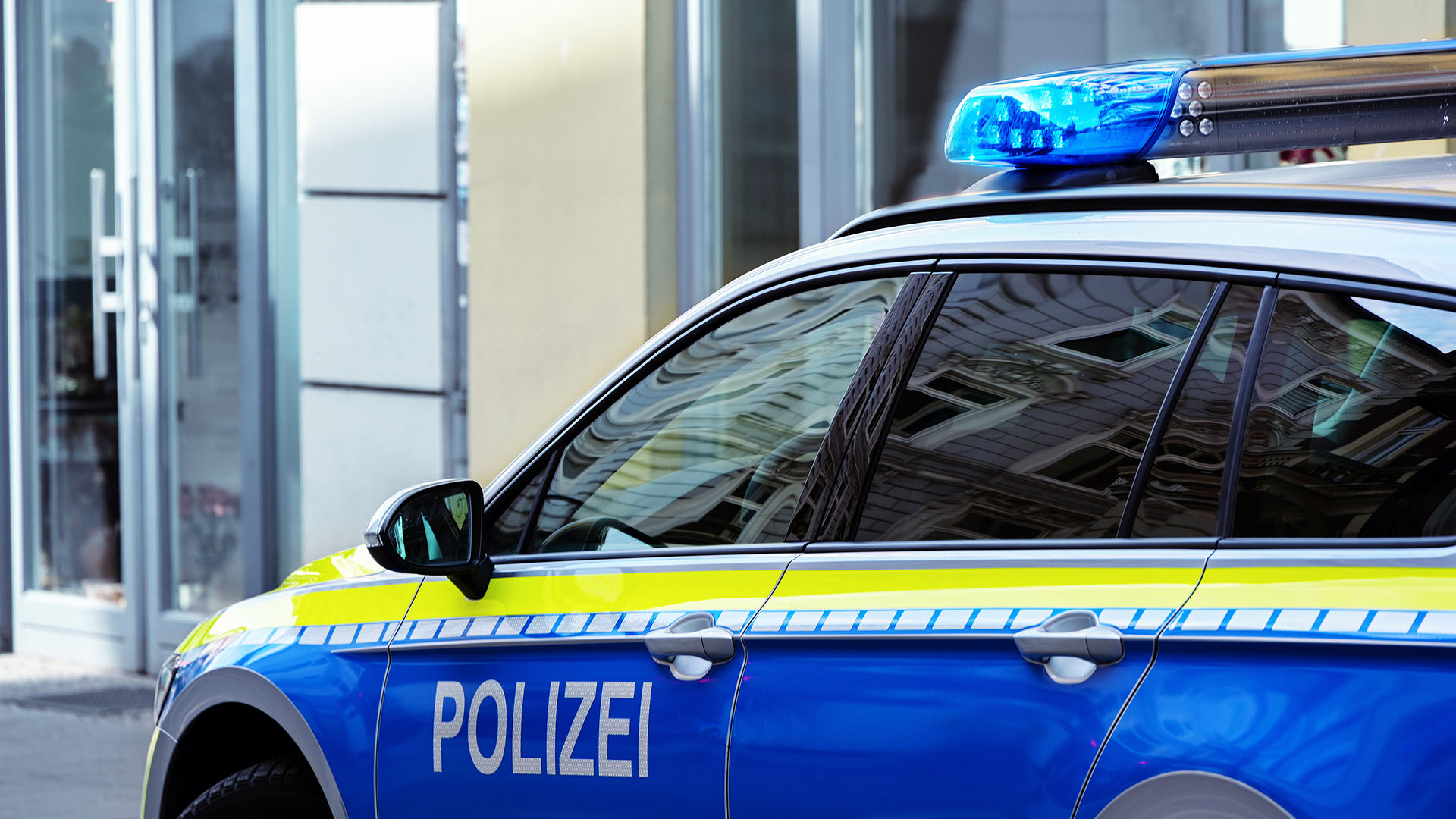 Streifenwagen der Polizei