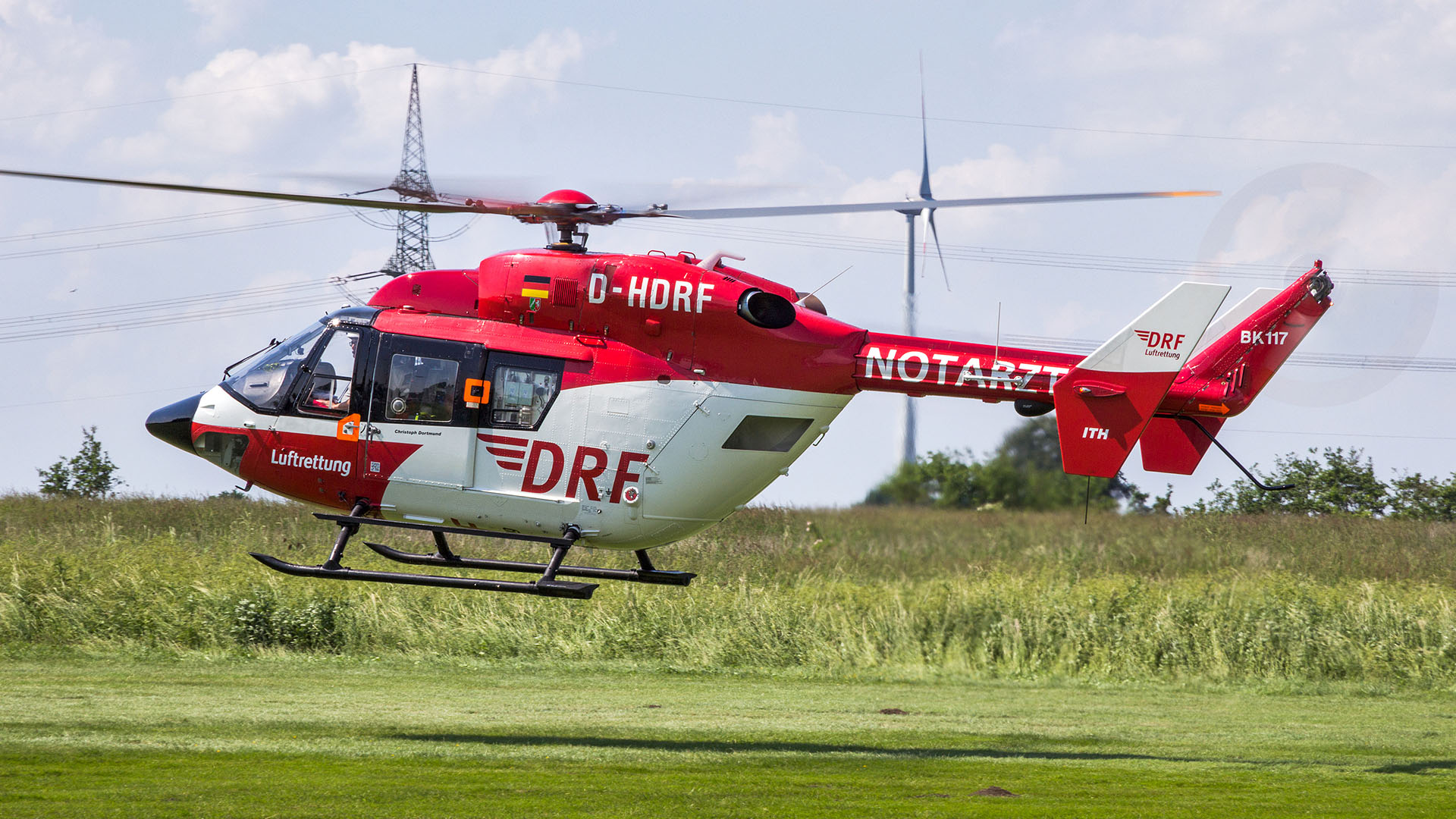 Rettungshubschrauber im Einsatz