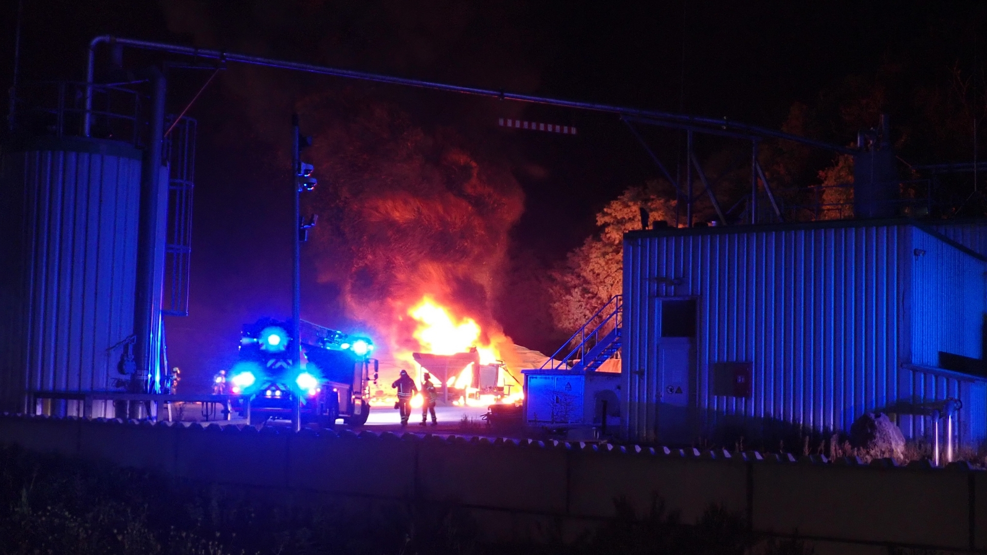 Brand im Bereich einer Biogasanlage im Regensburger Norden