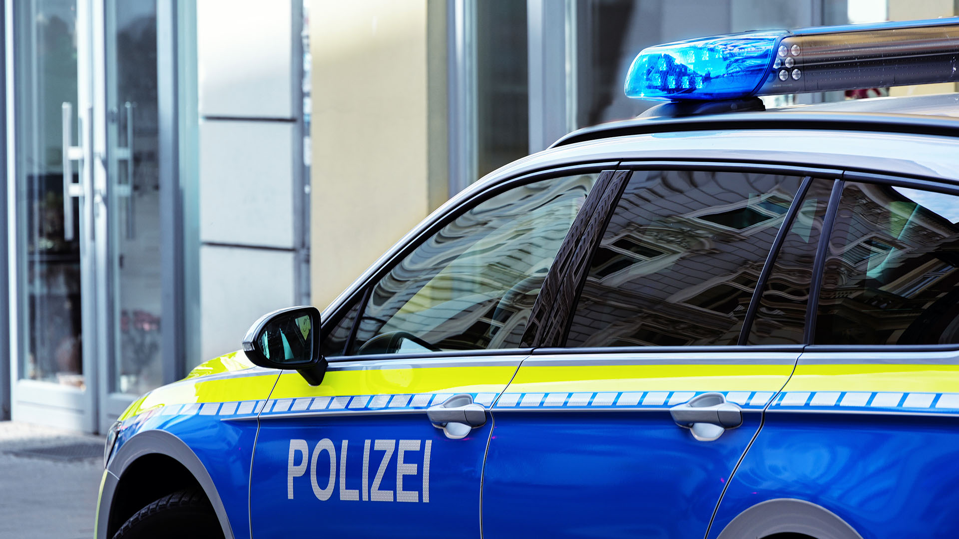 Streifenwagen der Polizei