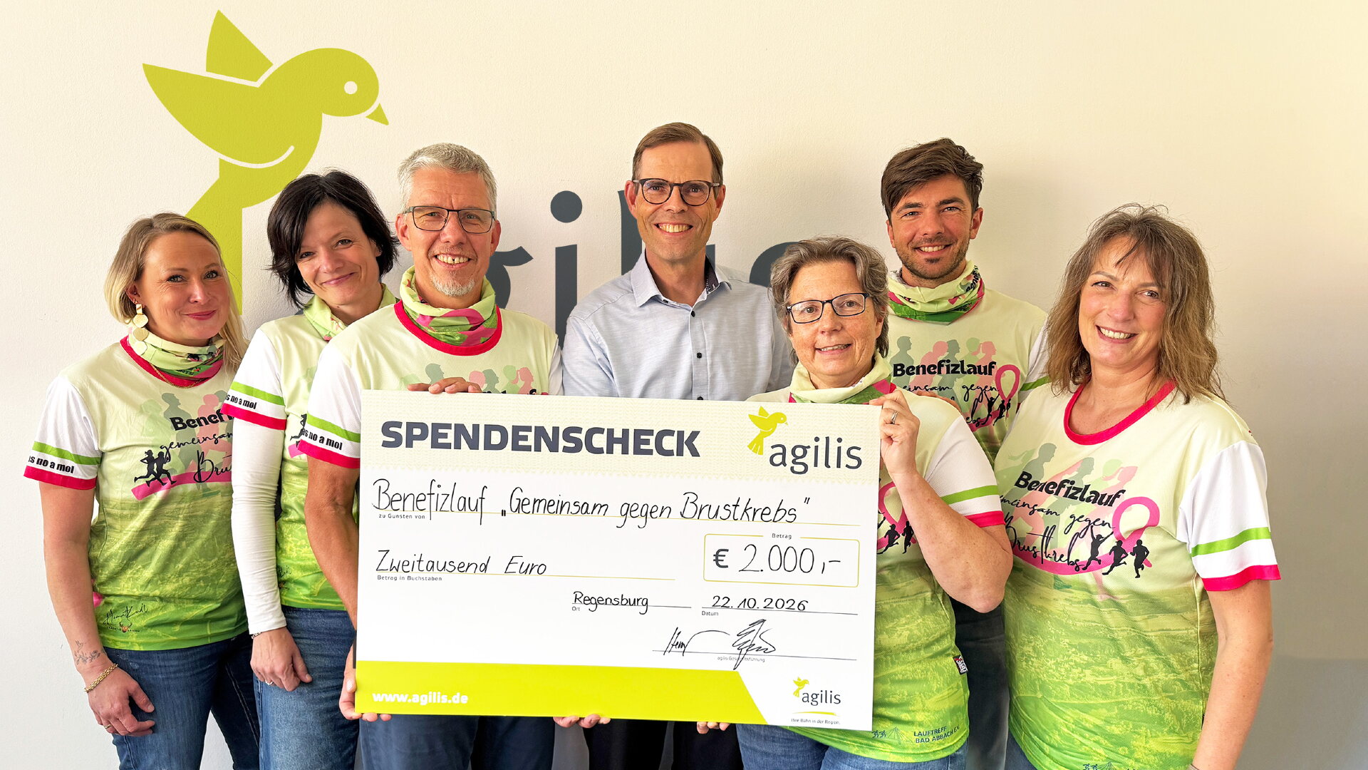 Gruppenfoto Spende